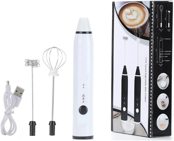 High Quality Coffee Beater and Egg Whisker, Rechargeable USB Connect