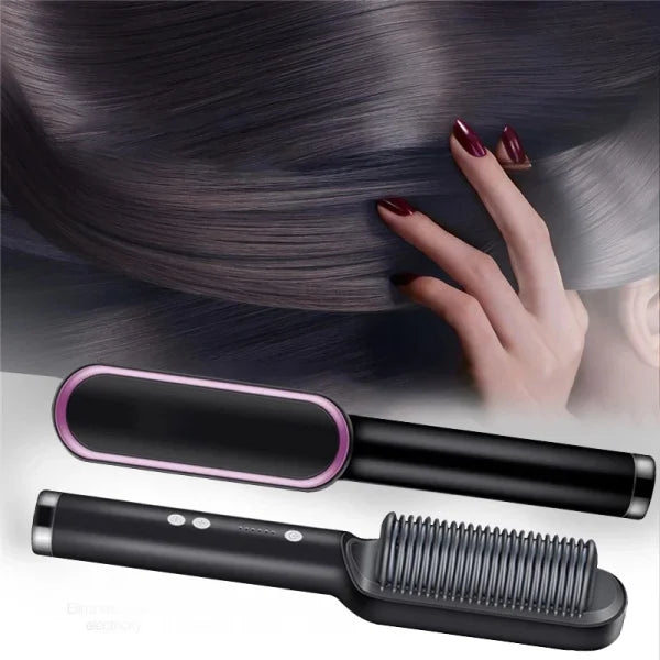 Hair Straightening Brush/Curling Comb Dual / Hair Straightener Styling