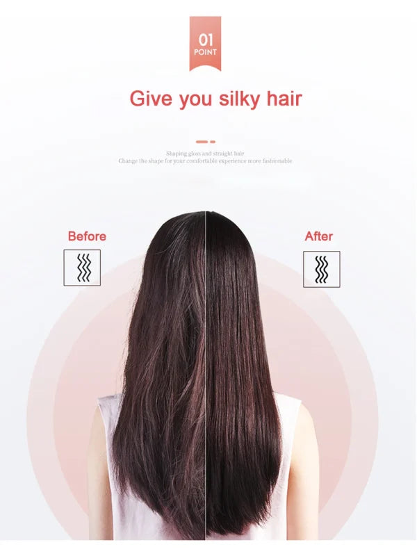 Hair Straightening Brush/Curling Comb Dual / Hair Straightener Styling